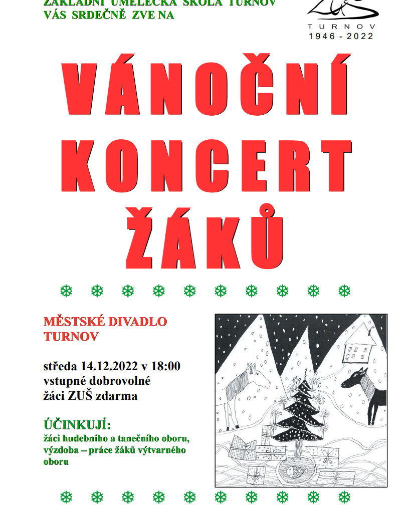 Vánoční koncert 2022
