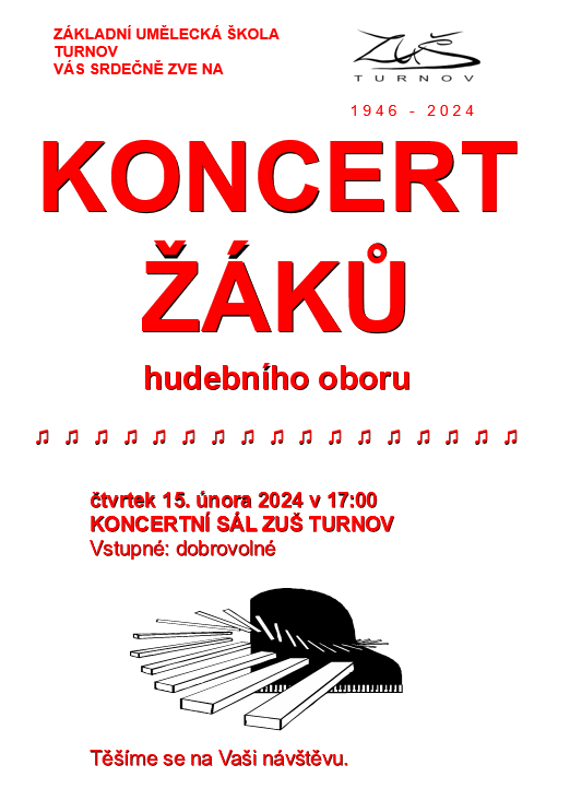 Koncert žáků 15.02.2024