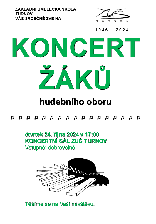 Koncert žáků 24.10.2024