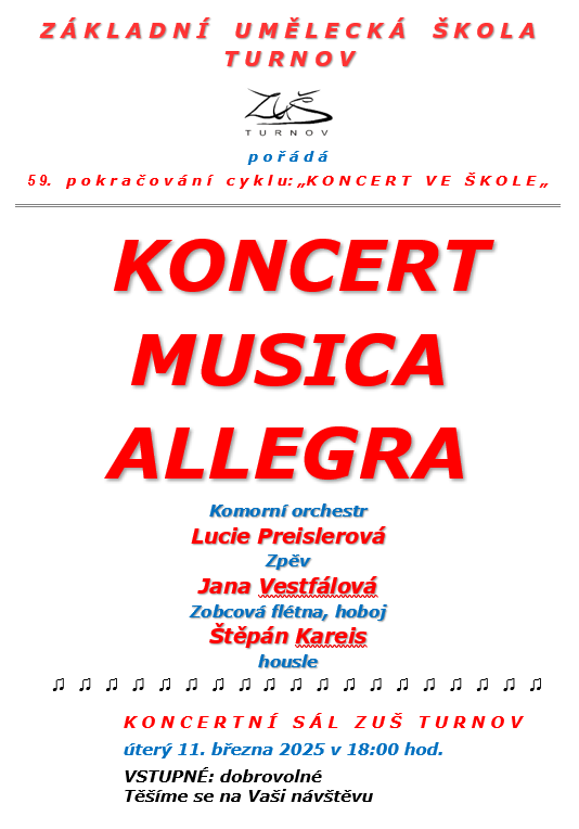Koncert ve škole