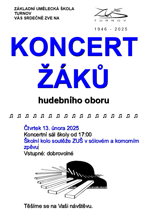 Koncert žáků 13.02.2025