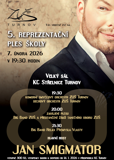 5.reprezentační ples ZUŠ Turnov